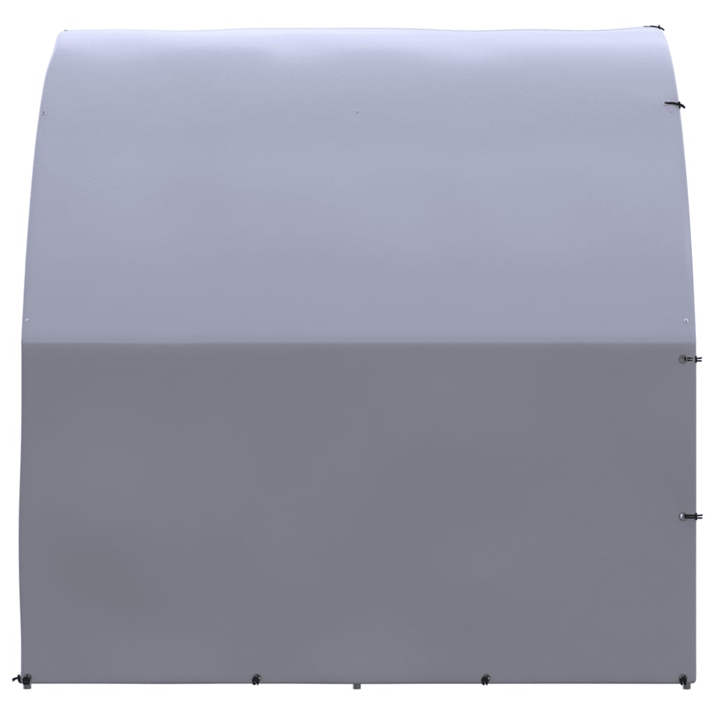vidaXL Outdoor Chicken Coop 9.8'x26.2'x6.6' Galvanized Steel-4